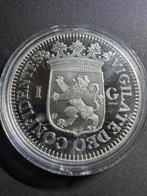 Zilveren Penning 1680 - HACNITIMVR HANC TVEMVR, Postzegels en Munten, Penningen en Medailles, Ophalen of Verzenden, Zilver, Nederland