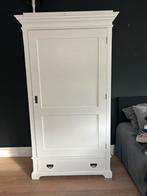 Houten (kinder)kledingkast (krijt)wit, Huis en Inrichting, Kasten | Kledingkasten, Ophalen, Gebruikt, 50 tot 100 cm, Met hangruimte