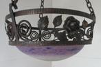 art deco smeedijzeren lamp luster Schneider 11, Antiek en Kunst, Verzenden