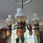 Plafond hanglamp, Huis en Inrichting, Lampen | Hanglampen, Ophalen, Gebruikt, Glas, 50 tot 75 cm