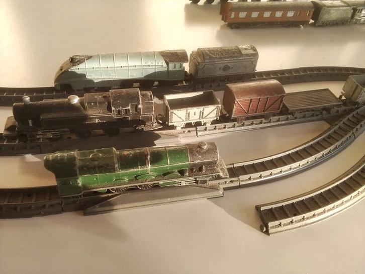 Vintage Treinset Collectie, Hobby en Vrije tijd, Modeltreinen | H0, Gebruikt, Treinset, Overige merken, Ophalen of Verzenden