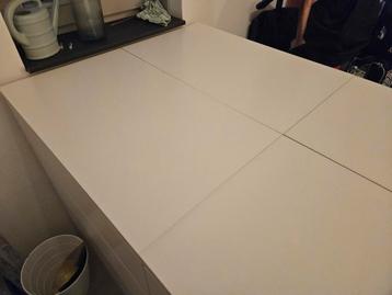 4x Ikea Malm kast 4 lades - wit - afbeelding 3