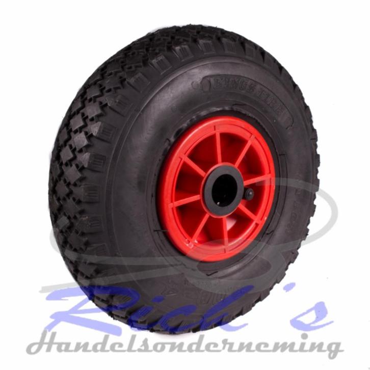 Bolderkarwiel / luchtbandwiel 3.00-4 asgat 25 mm, Caravans en Kamperen, Bolderkarren, Nieuw, Verzenden