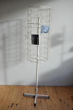 Kaartenmolen wit - vintage - 60 kaarten kaartenrek, Ophalen, Gebruikt, Overige thema's, Overige typen