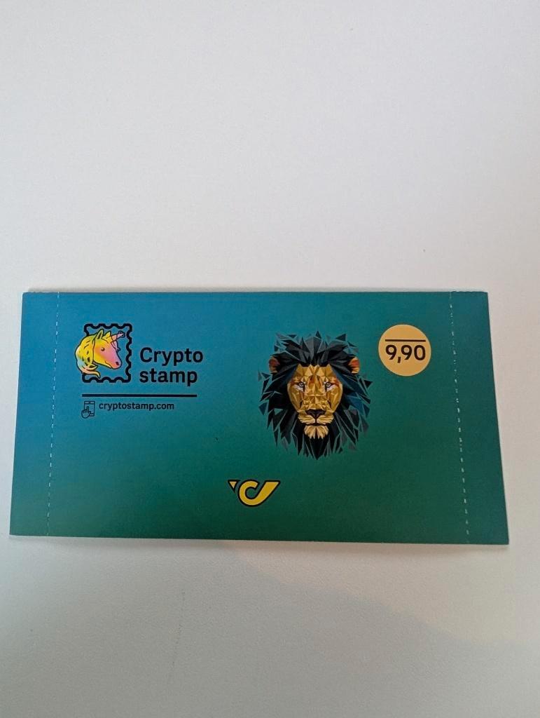 ≥ Postzegel Crypto Stamp Lion (NL, DE & LU) Limited Editions — Postzegels |  Thematische zegels — Marktplaats