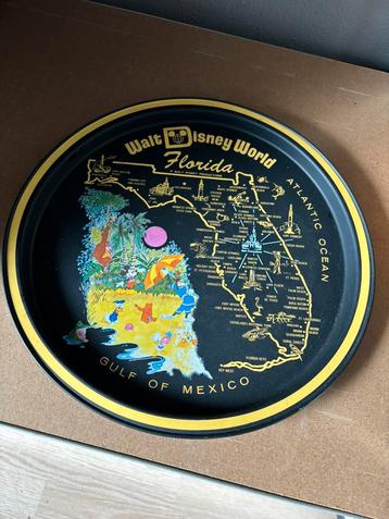 Walt Disney World Florida dienblad/ metalen bord beschikbaar voor biedingen
