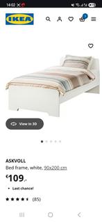 Bed en matras. In goede staat, Ophalen, Gebruikt, 90 cm, Eenpersoons