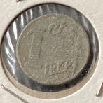 1 Cent Zink uit 1942 van Wilhelmina, Verzenden, Koningin Wilhelmina, 1 cent, Losse munt