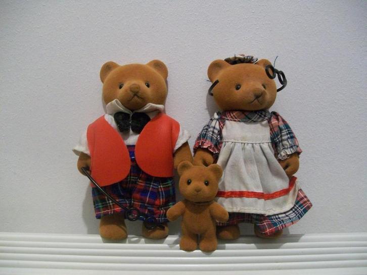 sylvanian beren family, Verzamelen, Poppetjes en Figuurtjes, Gebruikt, Ophalen of Verzenden