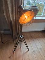 Industriële Vloerlamp - Excl. Lichtbron, Ophalen, Gebruikt, 100 tot 150 cm, Metaal