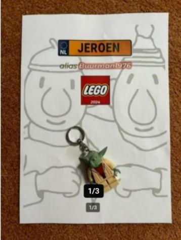 Lego Star Wars - Yoda Sleutelhanger met 2 LED lichten (ZGAN) beschikbaar voor biedingen