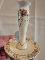 Zsolnay kandelaar handpainted - Vintage uniek - goudverf, Ophalen of Verzenden