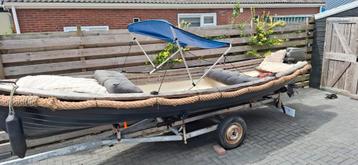 Leuke boot 5,5 meter met 15pk Yamaha + trailer - vaarklaar beschikbaar voor biedingen