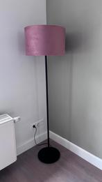 2 vloer lampen met roze kap, Ophalen, Zo goed als nieuw, Minder dan 100 cm, Metaal