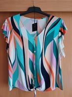 Te koop: Mooie luchtige Batida top met ruche-mouwtje - Mt 40, Maat 38/40 (M), Overige kleuren, Ophalen of Verzenden, Zo goed als nieuw