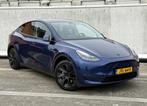 Tesla Model Y Long Range Dual M. 514pk AWD Enhanced Autopilo, Auto's, Tesla, Zwart, Blauw, Leder, Elektrisch