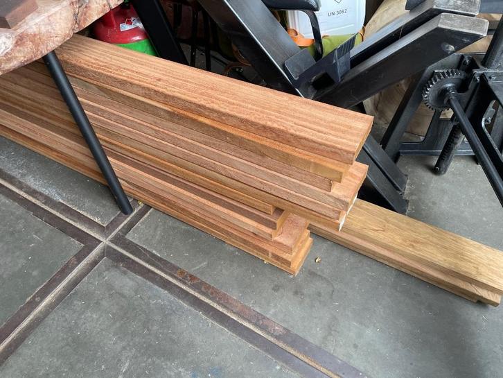 Hardhouten balken klasse1, Tuin en Terras, Palen, Balken en Planken, Nieuw, Balken, 250 cm of meer, Hardhout, Ophalen