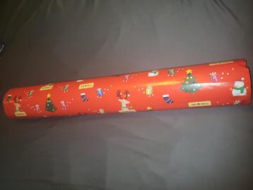 Grote rol Kerstmis cadeaupapier inpakpapier toonbankrol beschikbaar voor biedingen