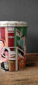 Davelaar koekblik voorraadbus klederdracht., Verzamelen, Ophalen of Verzenden, Gebruikt, Koek(jes), Overige merken