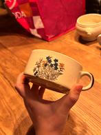 Twee vintage soepkommen met bloemmotief, Ophalen of Verzenden, Zo goed als nieuw, Overige materialen, Overige stijlen