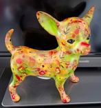 Chihuahua Pomme Pidou spaarpot, Ophalen of Verzenden, Zo goed als nieuw, Steen, Aardewerk of Keramiek, Dier