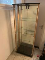 Mooie vitrinekast met verlichting, Ophalen, 50 tot 100 cm, Zo goed als nieuw, 150 tot 200 cm