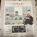 OPRUIMING Vergalo vitrinekast kubus glas 40 x 40 x 40 cm, Huis en Inrichting, Kasten | Vitrinekasten, Ophalen, Met plank(en), Gebruikt