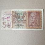 5 Reichsmark Duitsland 1942 jaar, Postzegels en Munten, Los biljet, Duitsland, Ophalen of Verzenden