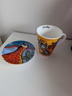 Corneille mok en een bakje, Huis en Inrichting, Ophalen of Verzenden, Zo goed als nieuw, Overige stijlen, Kop(pen) en/of Schotel(s)