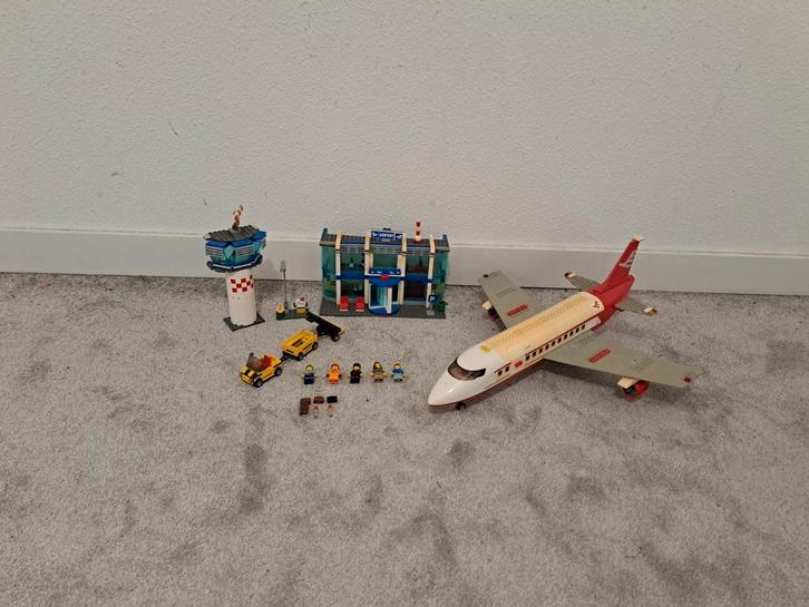 Lego City Airport 3182-boeing, Kinderen en Baby's, Speelgoed | Duplo en Lego, Gebruikt, Lego, Complete set, Ophalen of Verzenden