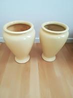 kamerplant bloempotten, Tuin en Terras, Bloempotten, Rond, Ophalen of Verzenden, Zo goed als nieuw, Aardewerk