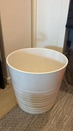 Ikea Muskot Plantenpot - Wit 24cm, Tuin en Terras, Bloempotten, Ophalen, Rond, Binnen, Zo goed als nieuw