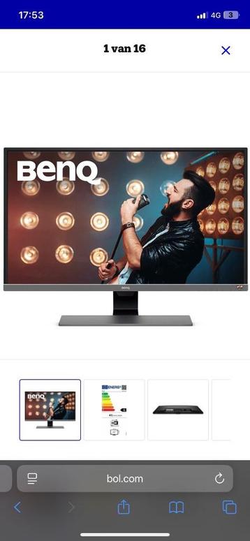 Computerscherm benQ beschikbaar voor biedingen