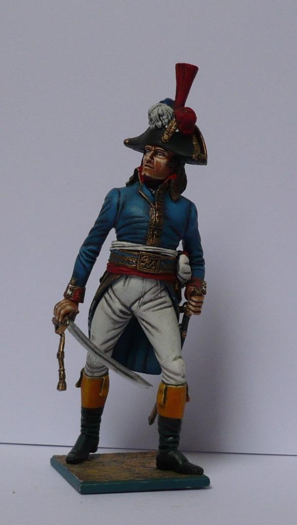 Beschilderde tinnen figuur ‘Napoléon Bonaparte’, Verzamelen, Poppetjes en Figuurtjes, Zo goed als nieuw, Ophalen of Verzenden