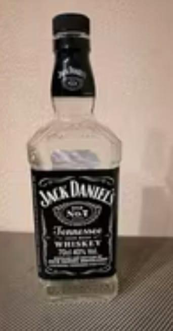 Jack Daniels lege flessen 