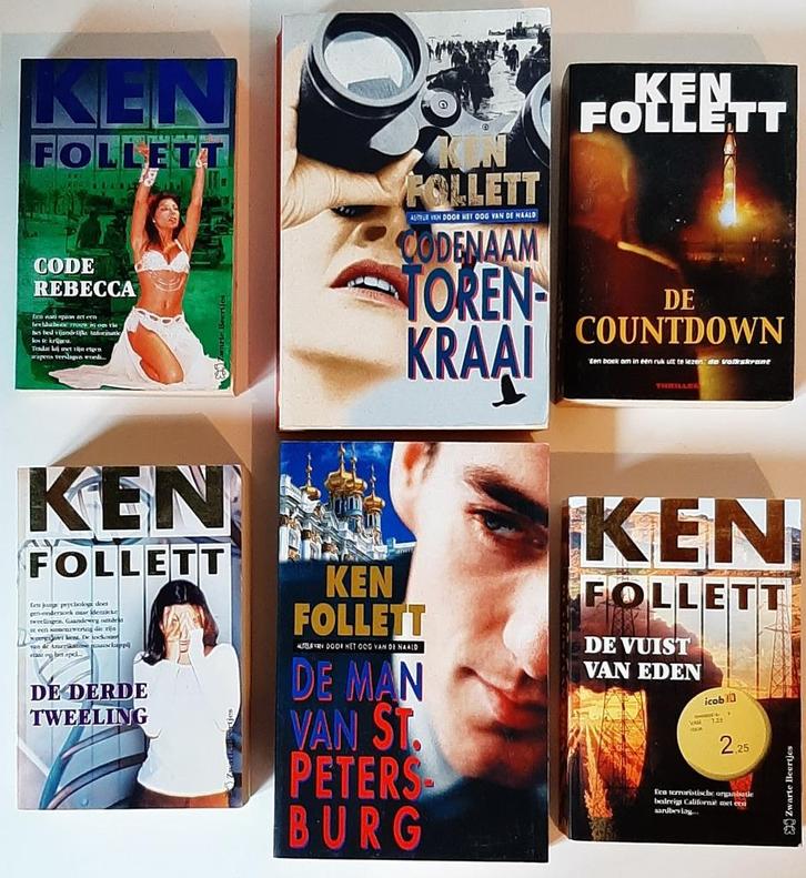 Ken Follett – diverse titels, Boeken, Thrillers, Gelezen, Ophalen of Verzenden