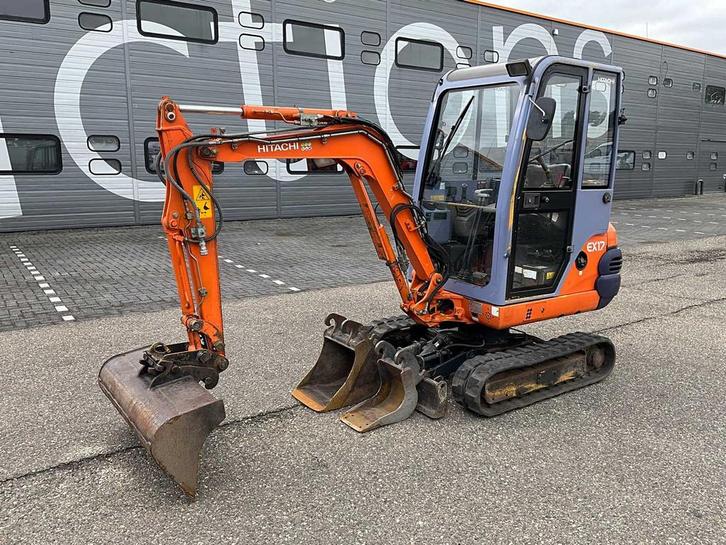 2002 Hitachi EX17-2 Minigraafmachine, Zakelijke goederen, Machines en Bouw | Kranen en Graafmachines, Graafmachine