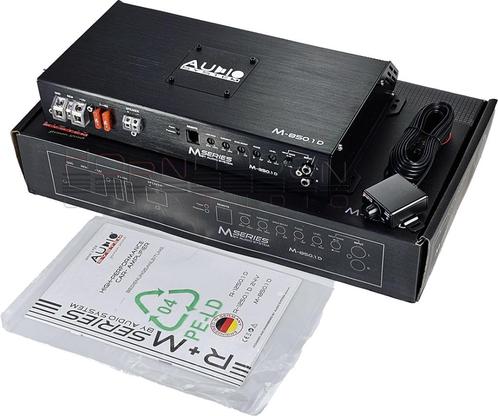 Audio System M-850.1D monoblok versterker incl remote M850, Auto diversen, Autospeakers, Nieuw, Ophalen of Verzenden