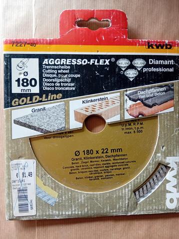KWB Aggresso-Flex Diamantzaagblad 180mm - Nieuw beschikbaar voor biedingen