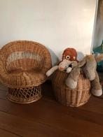 Vintage kinderstoel stoeltje rotan, Ophalen, Zo goed als nieuw, Stoel(en)