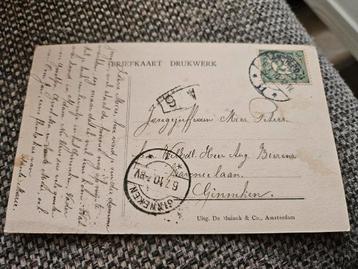 Ginneken adres prentbriefkaart - Verkeerde Weldadigheid beschikbaar voor biedingen