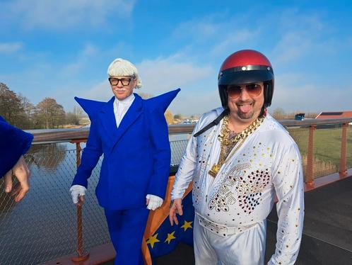 Uniek - Joost klein pak, winnend team!, Kleding | Heren, Carnavalskleding en Feestkleding, Zo goed als nieuw, Carnaval, Ophalen of Verzenden
