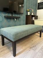 IKEA Ekenäset voetenbank turkoois voetsteun ottomaan hocker, Ophalen, Zo goed als nieuw, 100 tot 125 cm, Rechthoekig