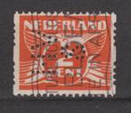 Roltanding 2 perfin HVS 1925  OP ZOEK NAAR ROLTANDING ? KIJK, Postzegels en Munten, Ophalen of Verzenden, T/m 1940, Gestempeld