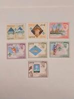 Qatar 316-322scouting 1967 postfris mi 20 eu, Ophalen of Verzenden, Dier of Natuur