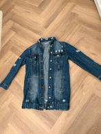Lange spijkerjas, Kleding | Heren, Jassen | Zomer, Verzenden, Zo goed als nieuw