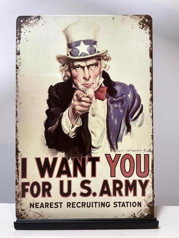 I WANT YOU wandbord (Old Look) beschikbaar voor biedingen