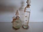 Twee decoratieve parfumflessen, Ophalen of Verzenden, Zo goed als nieuw, Parfumfles, Gevuld
