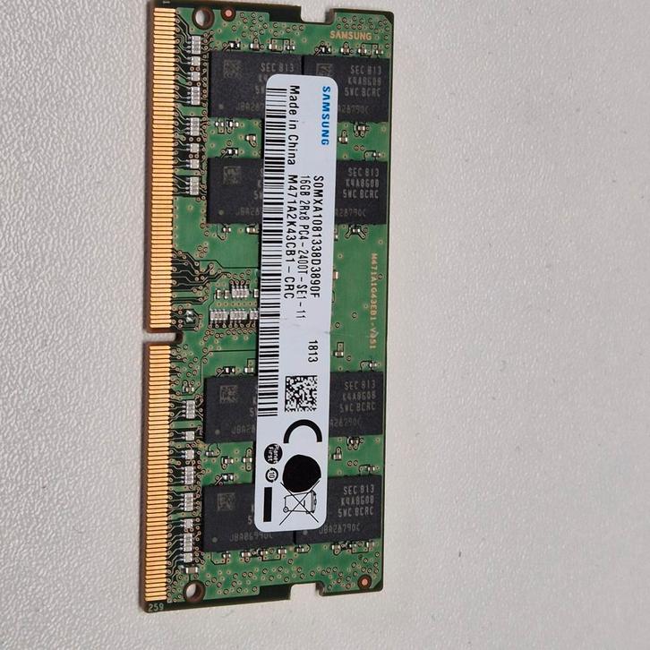 Samsung 16GB PC4-2400T Sodimm, Computers en Software, RAM geheugen, Gebruikt, Laptop, 16 GB, DDR4, Verzenden