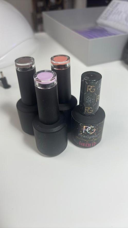 Pink gellac, Sieraden, Tassen en Uiterlijk, Uiterlijk | Cosmetica en Make-up, Zo goed als nieuw, Handen en Nagels, Overige kleuren